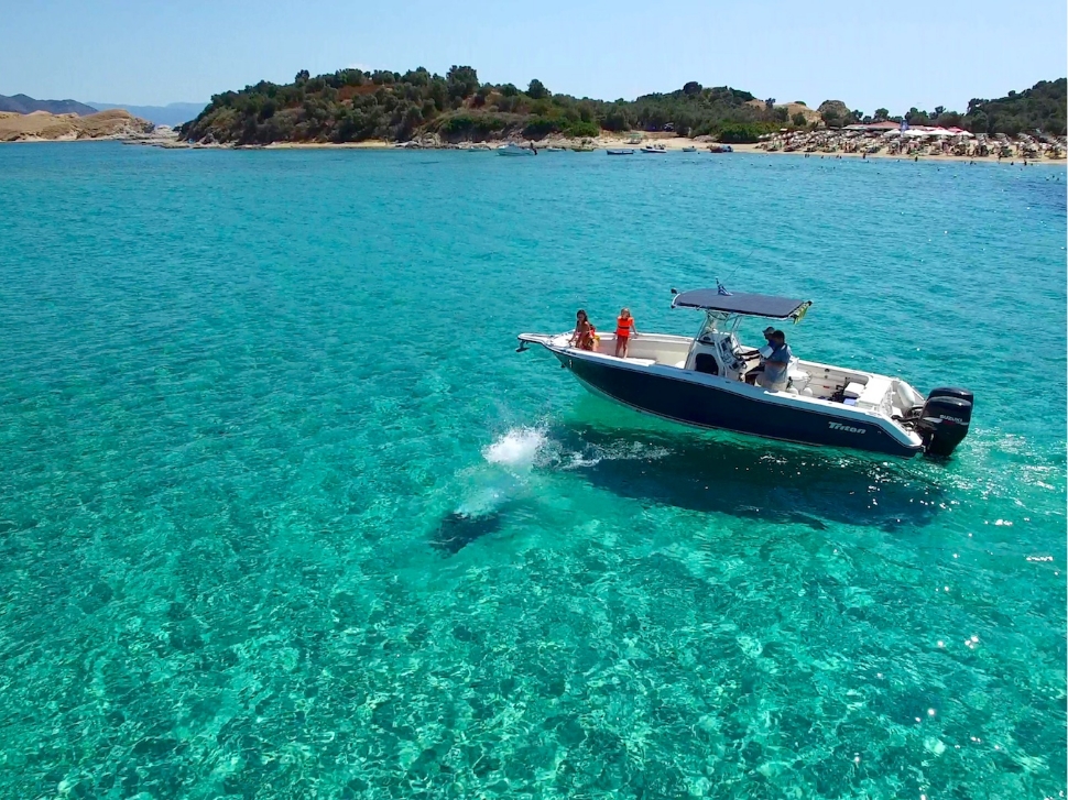 Boat rides in Vourvourou